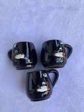 VTG Betsons Japan Miniature Cups /Mugs with a painted on Face of a Dog picture