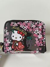 Hello kitty Zip Wallet kimono kitty with Sakura Sanrio From Japan picture