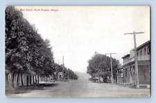 1917. NORTH POWDER, OREGON. MAIN STREET. POSTCARD. EP29 picture