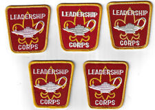 1970s-80s Leadership Corps Youth Position Patch Color Issue Lot of 5 [MA479] picture
