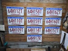 Alabama Lot of 10 expired Stars License plates 64H112T picture