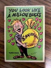 1959 Topps Funny Valentines #19 Millon Bucks - VgEx picture