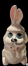 Vintage McCoy Pottery Easter Bunny Rabbit Cookie Jar picture