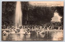 Vintage Postcard Versailles France Le Bassin du Dragon picture