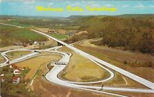 Vintage Pennsylvania Chrome Postcard Mahoning Valley Interchange Turnpike picture