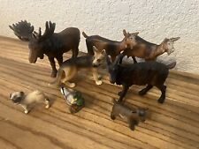 8 Pc Schleich Animals Wear/marks See All Pictures  picture