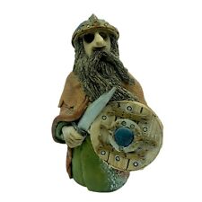 Vtg Clarecraft Bernard Pearson Viking Warrior Sculpture Figurine Sword Shield picture