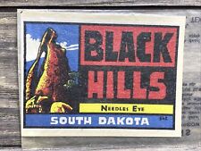 Vintage Baxter Lane Co Window Decal Black Hills Needles Eve SD 4x3”  picture