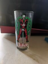 Vintage 1976 DC Comics Joker Pepsi Super Series Glass picture