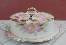 Vintage Noritake Azalea China Round Covered Butter Dish picture