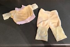 CABBAGE PATCH KIDS CPK Stripped Sweat TOP /PANTS Yellow And Blue picture