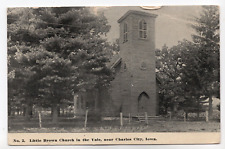 1924 Little Brown Church in the Vale Charles City  Iowa Antique Postcard picture