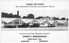J42/ Paducah Kentucky RPPC Postcard c1950s Cherry's Greenhouse Florist 277 picture
