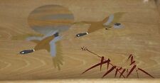 Vintage Vicky Japan Serving Tray Ducks Geese Hand Painted picture