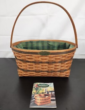 Longaberger Traditions Collection 1995 Family Basket Combo w/ liner & protector picture