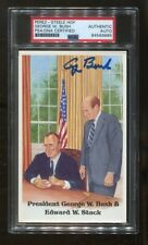 George Bush Signed 1989 Perez-Steele Postcard Autographed US President PSA/DNA picture