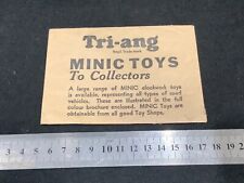 TRI-ANG MINIC TOYS PAPER ENVELOPE BAG NICE PIECE picture