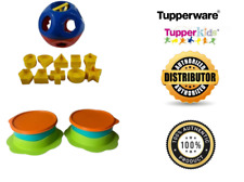 Tupperware Shape O Ball Classic Toy + Tupperkids Feeding Bowls x2 Sets - ALL NEW picture