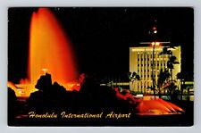 Honolulu HI-Hawaii, Honolulu International Airport, Vintage Postcard picture