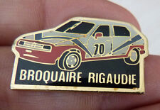 PIN'S RALLY CAR CITROEN VISA SPORT BROQUAIRE RIGAUDIE picture