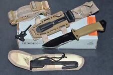 NEW GERBER LMF II Combat Knife Serrated Coyote Brown with STRIKER & STRAP CUTTER picture