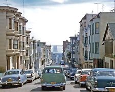 1956 SAN FRANCISCO STREET SCENE PHOTO  (206-T) picture