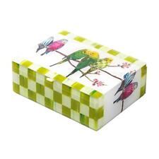 MACKENZIE-CHILDS Pop of Color Parakeet Small Box NEW picture