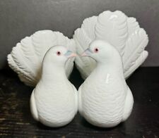 Vintage Lladro #1169 Porcelain Doves Love Birds Figurine 9” x 6” x 5” EUC picture
