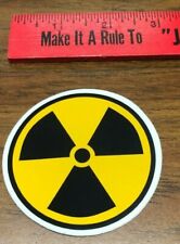 Sticker- Yellow/Black Biohazard Radioactive Fallout Zombie Infected Survival  picture
