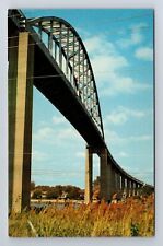 Chesapeake City MD- Maryland, US Highway 213 Bridge, Antique, Vintage Postcard picture