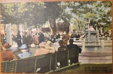 St Petersburg FL-Florida, Williams Park, Antique, Vintage c1949 Postcard picture