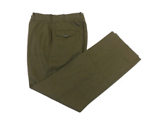 US Marine Alpha Pants 33 Long USMC Green Poly/Wool Green 2212 Trousers picture