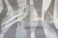 Vintage PYREX Glass Westinghouse Covered Loaf Pan/Pyrex  picture