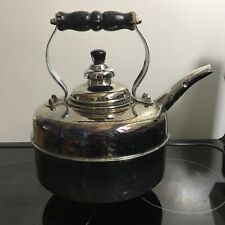 Vintage Simplex Patent Solid Copper Tea Kettle Patent 423201 England Nice picture