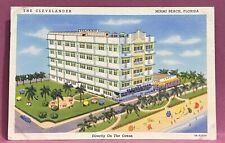 postcard ~ MIAMI BEACH FL ~ CLEVELANDER  ~  1940's picture