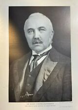 1906 Vintage Magazine Illustration Sir Henry Campbell Bannerman  picture