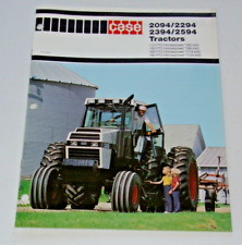 1980's JI CASE 2094, 2294, 2394, 2594 Tractors Dealer Catalog Brochure picture