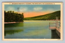 Chambersburg PA-Pennsylvania, Impound Reservoir Caledonia c1941 Vintage Postcard picture