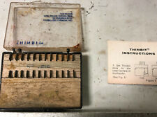 MACHINIST TOOL LATHE MILL Box of Thin Bit Inserts KndyBx picture