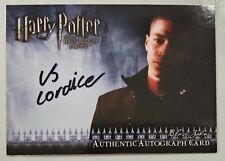 Artbox Harry Potter Half Blood Prince Louis Cordice Blaise Zabini Autograph Card picture