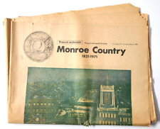 RARE Vtg 1971 Monroe County NY Sesquicentennial D&C Newpaper Sections History picture