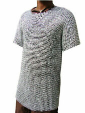 ALUMINIUM XTRA LARGE 9mm 16G ROUND RIVETED CHAIN MAIL SHIRT MEDIEVAL XL AS pp picture