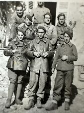 WW2 Original Photo  French resistance Group Of Survivors Civilians picture