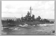 USS Strong DD-467 Destroyer US Navy Ship Sunk In Action 1943 Postcard Vtg D11 picture