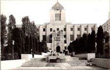 Real Photo Postcard Public Library in Los Angeles, California picture