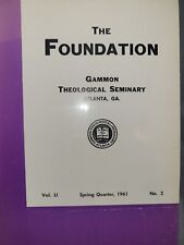 Super Rare Bulletin Of Gammon Theological Seminary Spring 1961 picture