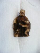 JB- VINTAGE ASIAN  FIGURE  MOTHER TENDING & FEEDING INFANT BABY #14171 picture