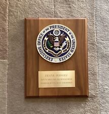 Executive Office Of The President Of The United States Emblem Plaque Award picture