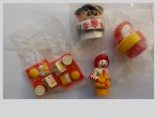 VINTAGE MCDONALDS FISHER PRICE TOYS FROM SET- MCDONALDS BARBIE FOODTRAYS. MIP picture