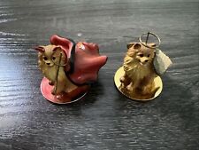 TINY ONES DEVIL  AND ANGEL POMERANIAN DOGS FIGURINE picture